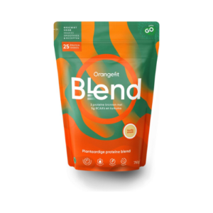Orangefit Blend Proteine Poeder - Vegan Proteine Shake - 750g (25 shakes) - Eiwitshake Vanille - met BCAA & Kurkuma - Pre / Post Workout