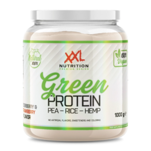 XXL Nutrition - Green Protein - Vegan Protein, Vegan Eiwitpoeder - Vanille - 1000 Gram