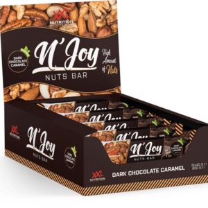 XXL Nutrition - N'Joy Nuts Bar - Proteïne Eiwitreep - Dark Chocolate Caramel - 15 Pack